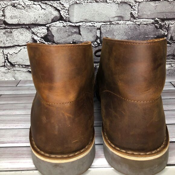 Clarks Bushacre 2 Brown Leather Lace Up Desert Ankle Chukka Boots Men Sz 13M US - Picture 6 of 15